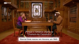 Camilla Grebe autora de «O Gelo Sob os Seus Pés» e Marcial Gala autor de «Chamem-me Cassandra»