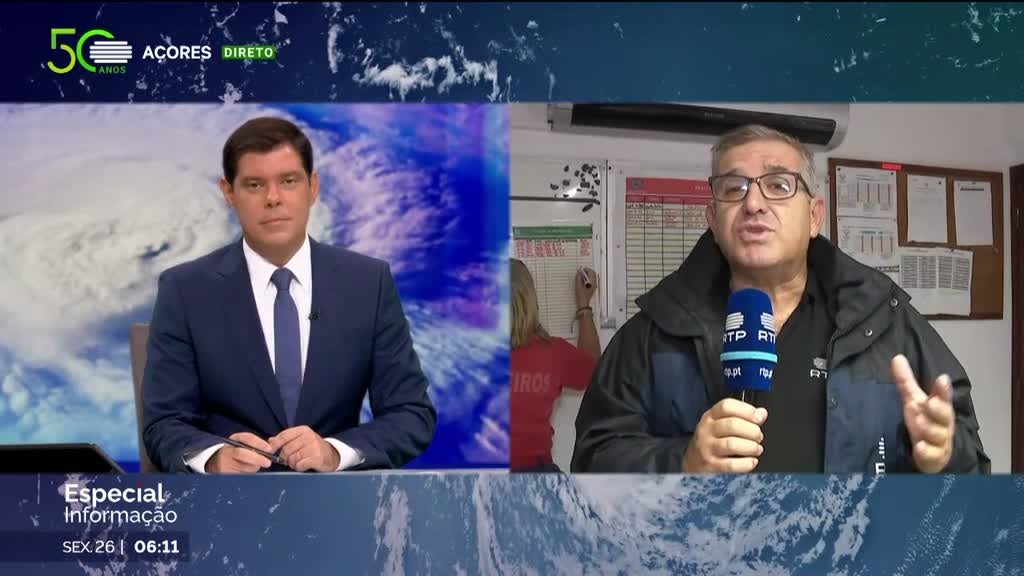 Imagem de Especial Informação Açores - Furacão Gabrielle | Briefing 06h00