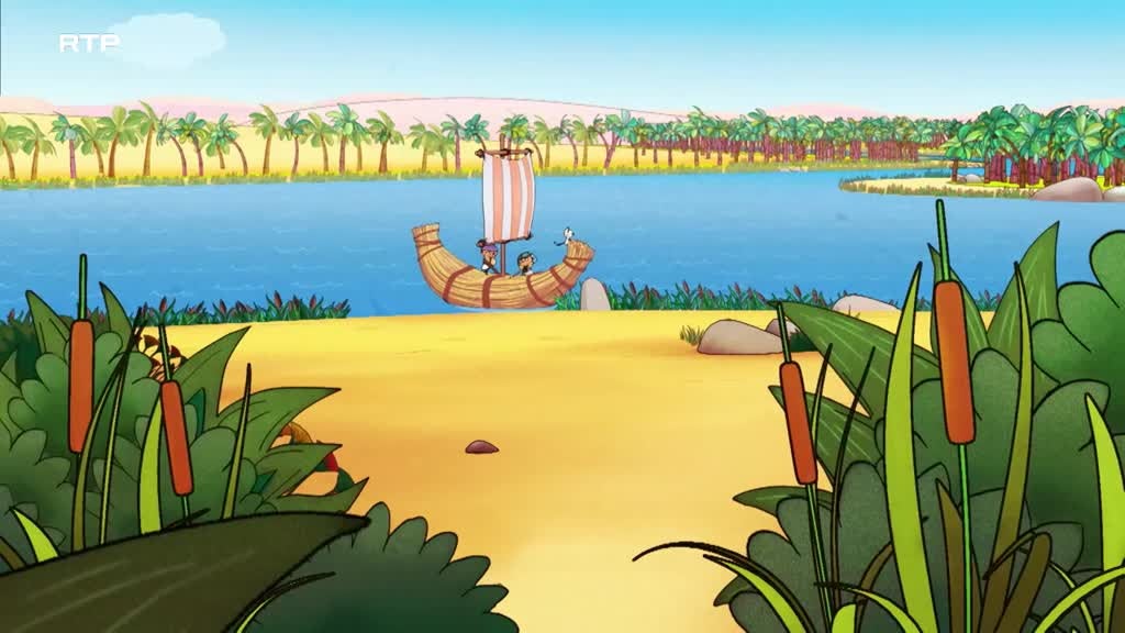 Imagem de Nefertine no Nilo