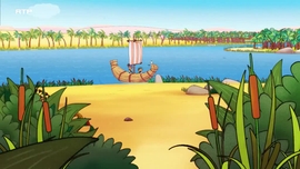 Imagem de Nefertine no Nilo