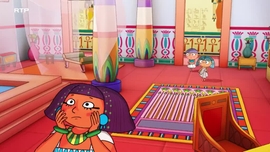 Imagem de Nefertine no Nilo