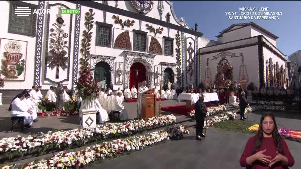Imagem de Festas do Senhor Santo Cristo dos Milagr - Missa Solene | Procissão | Recolha da Imagem