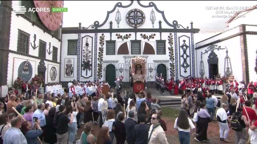 Imagem de Festas do Senhor Santo Cristo dos Milagr - Mudança da Imagem