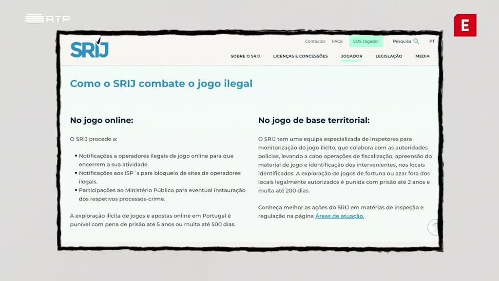 Imagem de Investigação Europa - Jogo Viciado