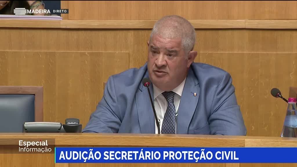 Imagem de Especial Informação 2024 (Madeira) - Audição ao Secretário Regional da Saúde na Comissão de Inquérito sobre os incêndios