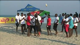 Imagem de Jogos Olmpicos Paris 2024 / Qualificao Futebol de Praia / Basquetebol CV