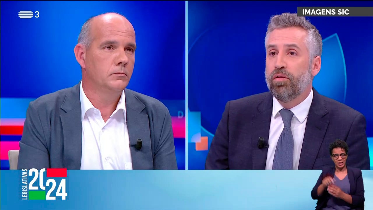 Imagem de Debates - Legislativas 2024 SIC/SIC Not� - Pedro Nuno Santos - Paulo Raimundo