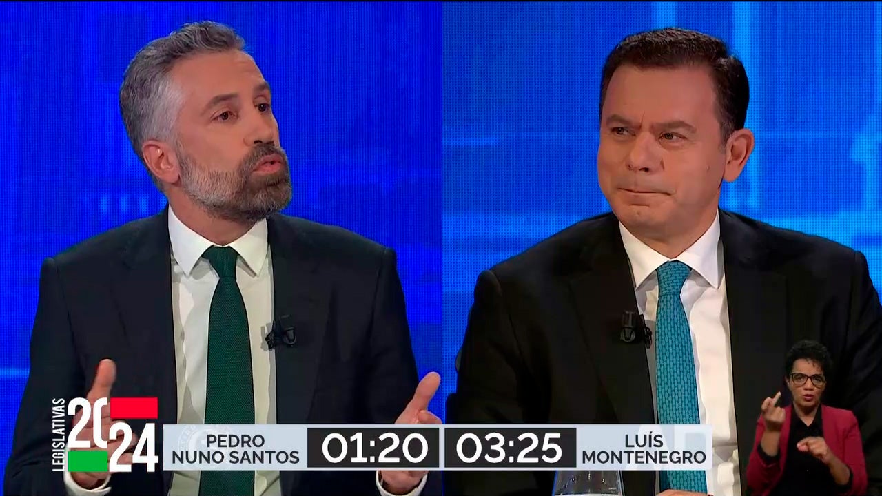 Imagem de Debates - Legislativas 2024 - Pedro Nuno Santos - Luís Montenegro