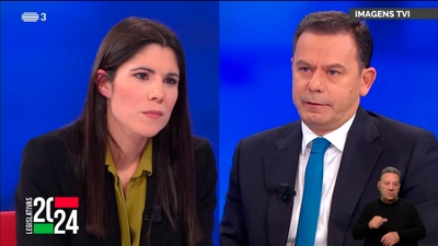 Debates - Legislativas 2024 TVI/CNN - Luis Montenegro - Mariana Mortágua