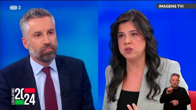Debates - Legislativas 2024 TVI/CNN - Pedro Nuno Santos - Inês Sousa Real