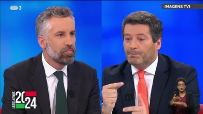 Debates - Legislativas 2024 TVI/CNN - Pedro Nuno Santos - André Ventura