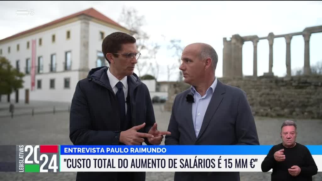 Imagem de Eleições Legislativas 2024 - Entrevist - Paulo Raimundo