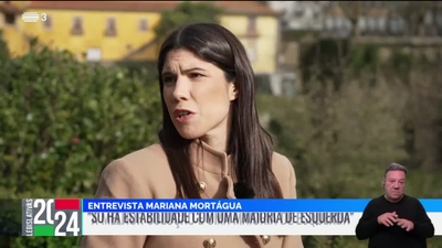 Eleições Legislativas 2024 - Entrevist - Mariana Mortágua