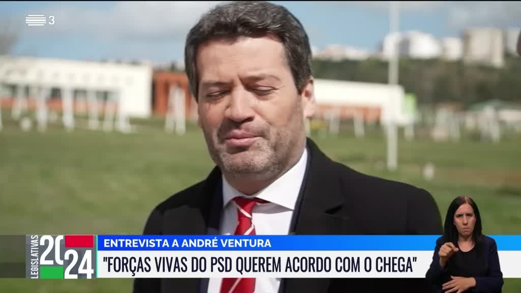 Imagem de Eleições Legislativas 2024 - Entrevist - André Ventura