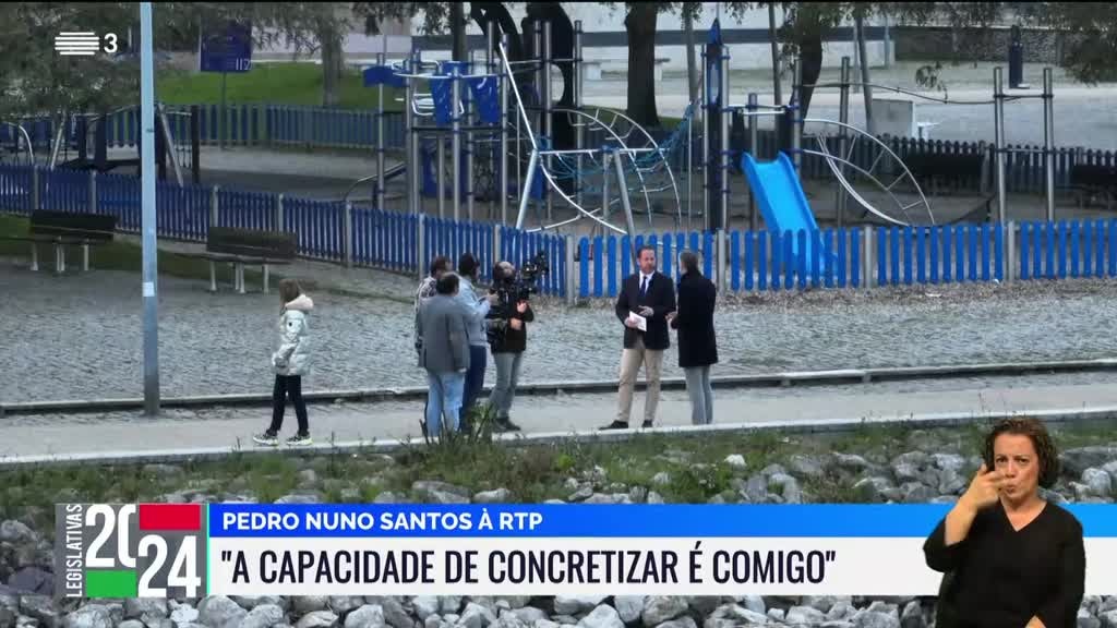 Imagem de Eleições Legislativas 2024 - Entrevist - Pedro Nuno Santos