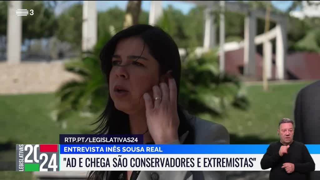Imagem de Eleições Legislativas 2024 - Entrevist - Inês Sousa Real