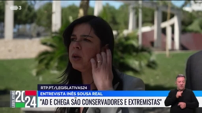 Eleições Legislativas 2024 - Entrevist - Inês Sousa Real