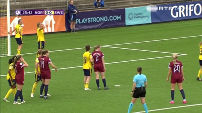 Campeonato da Europa de Futebol Feminino - Noruega x Suécia