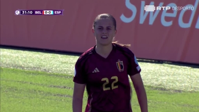 Campeonato da Europa de Futebol Feminino - Bélgica x Espanha