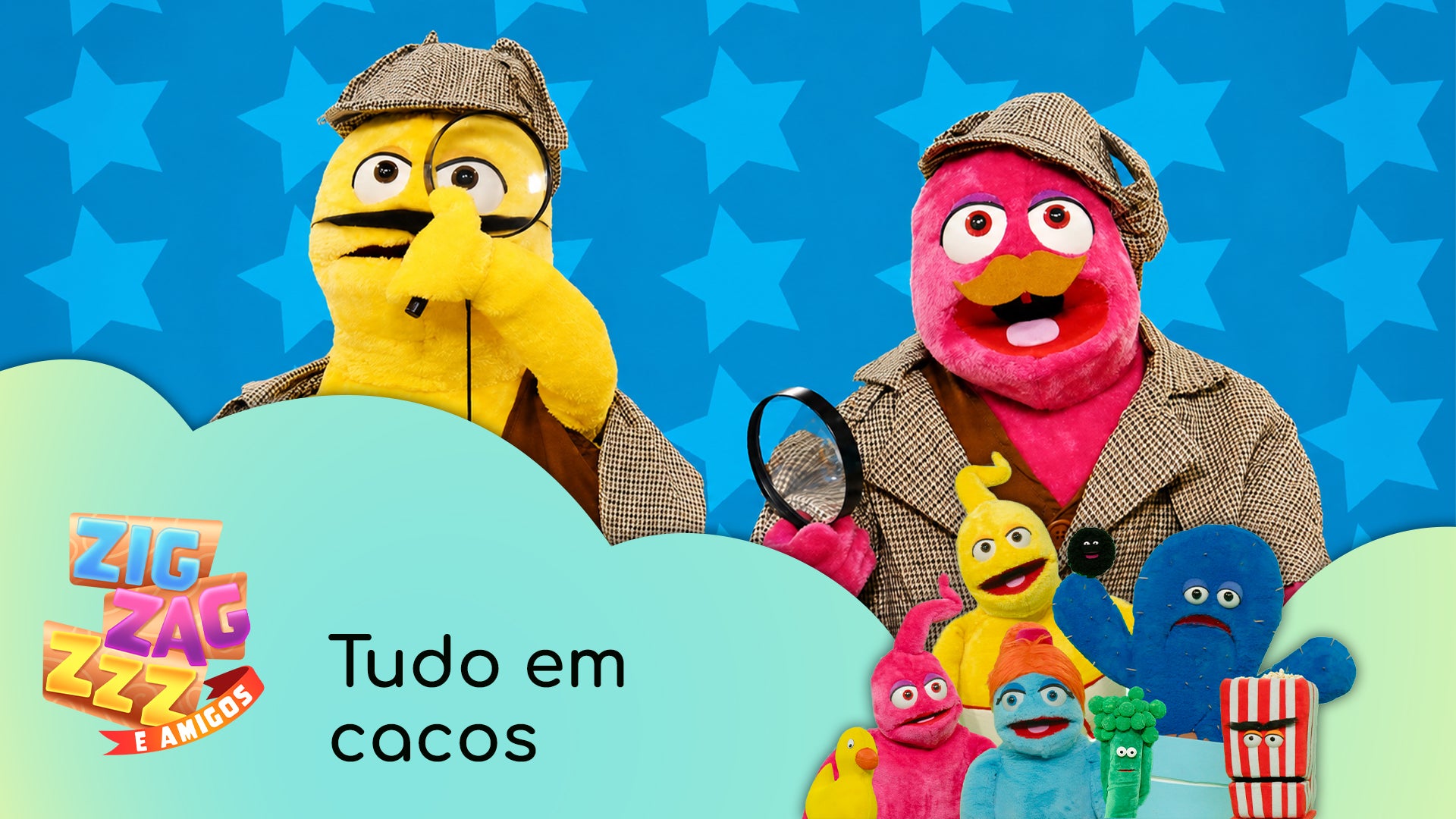 Imagem de Zig, Zag, Zzz e Amigos - Videoclipes - Tudo em cacos