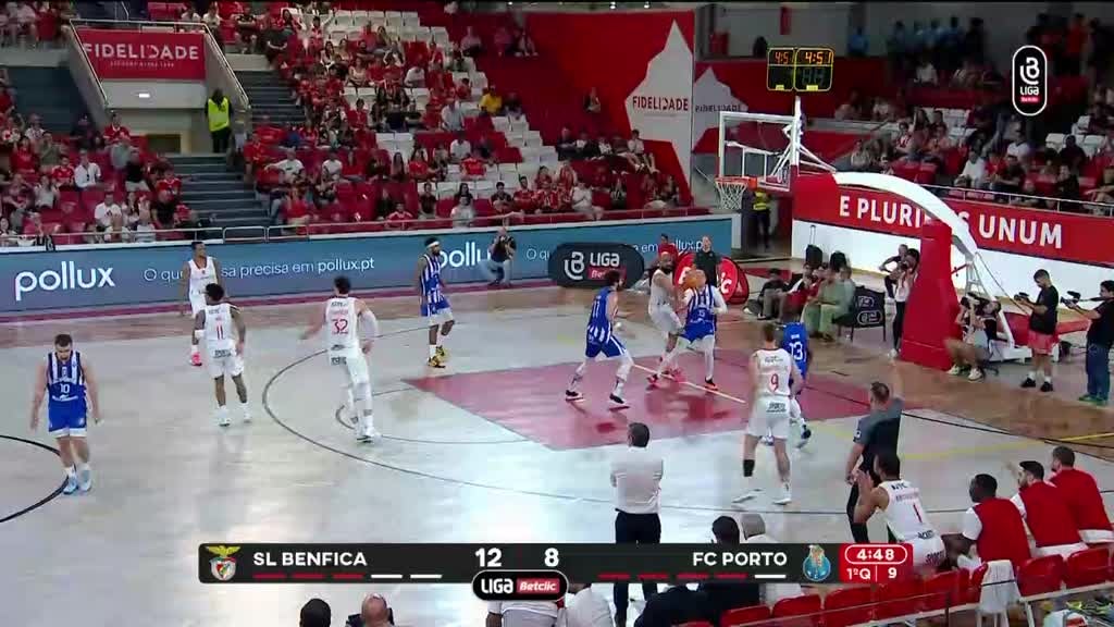 Imagem de Basquetebol: Campeonato Nacional de Basq - Benfica x FC Porto