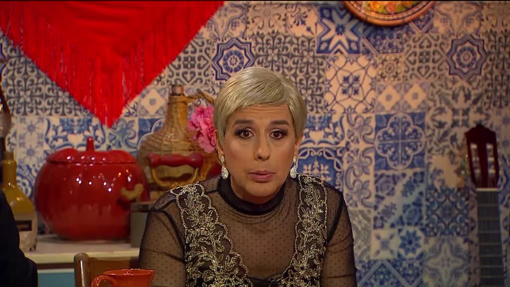 Imagem de Cá Por Casa Com Herman José - Gisela João, Paulo Matos, Ines Gutierrez, Carlos D´Almeida Ribeiro, Santos & Pecadores