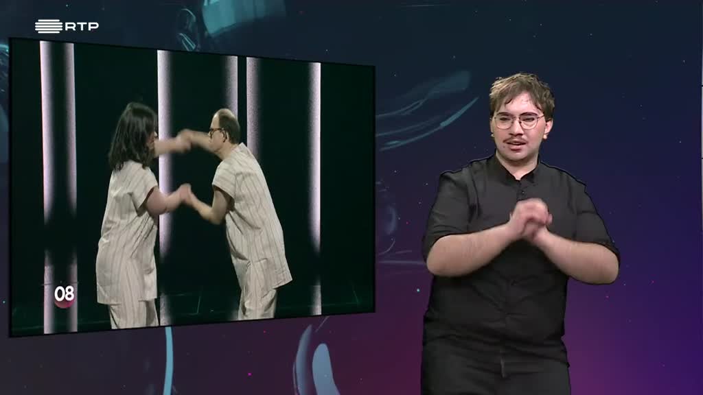 Imagem de Festival da Canção 2025 - 1ª Semifinal com Língua Gestual Portuguesa