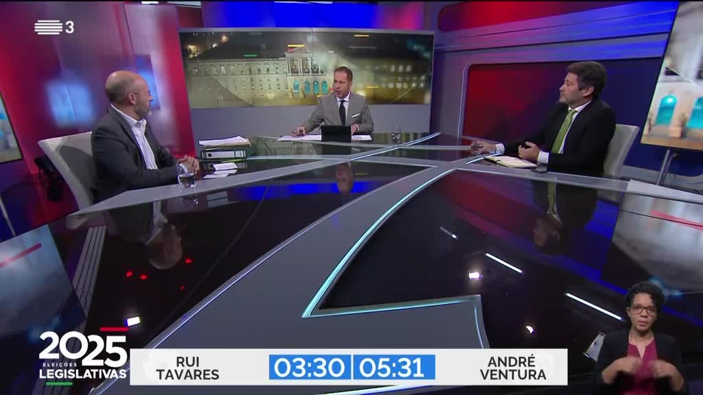 Imagem de Debates - Legislativas 2025 - André Ventura (Chega) x Rui Tavares (Livre)