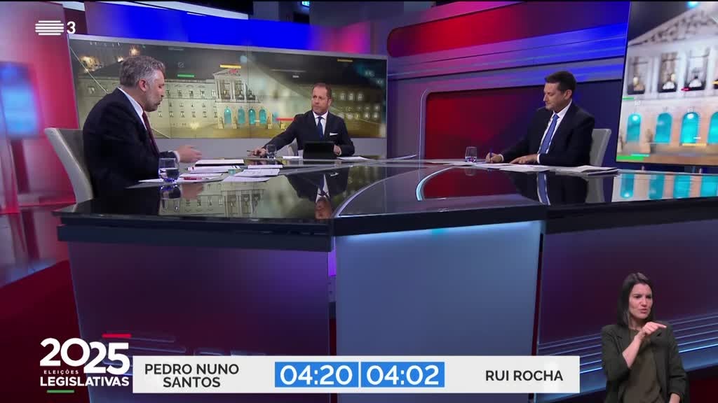Imagem de Debates - Legislativas 2025 - Pedro Nuno Santos (PS) x Rui Rocha (IL)