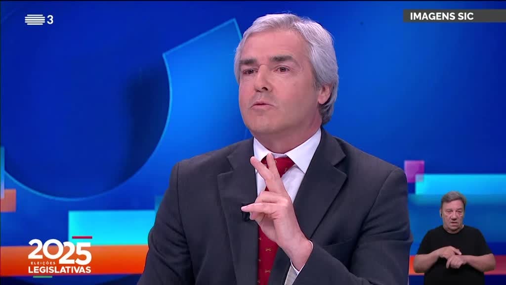 Imagem de Debates - Legislativas 2025 SIC/SIC Not� - Nuno Melo (AD) x Inês Sousa Real (PAN)