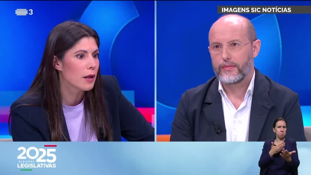Imagem de Debates - Legislativas 2025 SIC/SIC Not� - Mariana Mortágua (BE) x Rui Tavares (Livre)