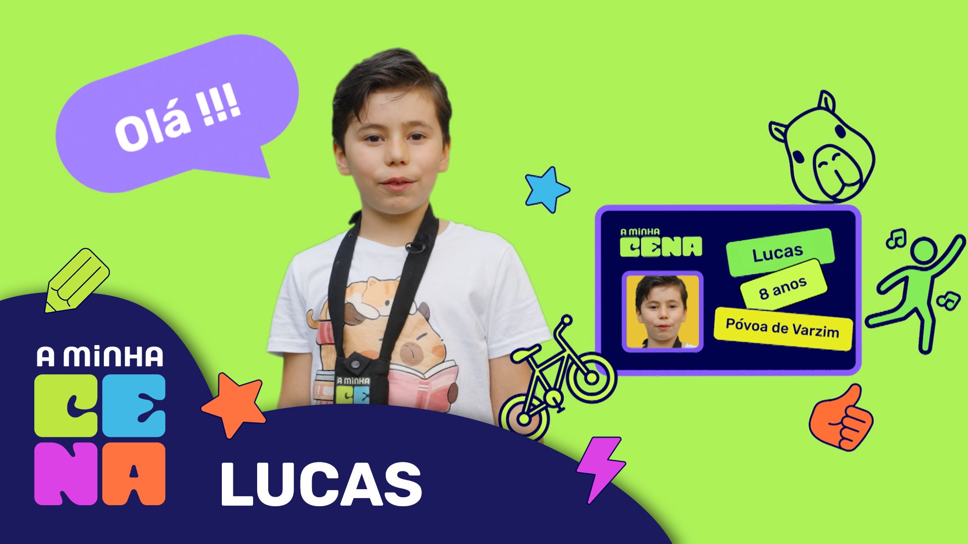 Imagem de A Minha Cena - Lucas, 8 anos, Póvoa de Varzim
