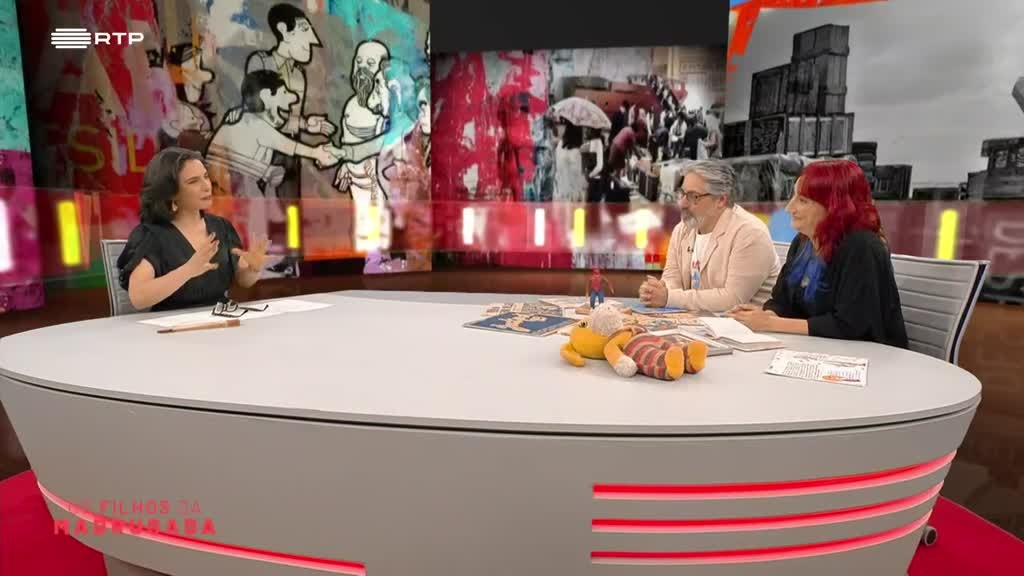 Imagem de Os Filhos da Madrugada - Ana Markl - Autora e apresentadora 1979 e Nuno Markl - Humorista, 1971