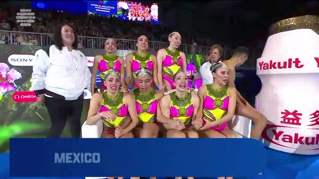 Imagem de Campeonatos do Mundo de Desportos Aquát - Natação Artística: Esquema Acrobático (Final)
