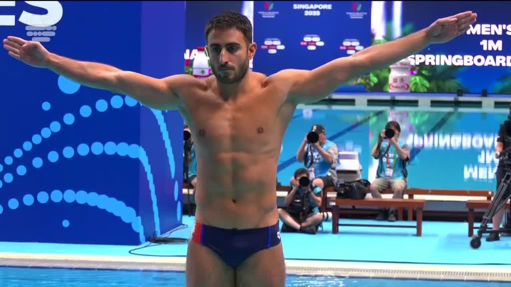 Imagem de Campeonatos do Mundo de Desportos Aquát - Saltos: Trampolim 1m (Final Masculina)