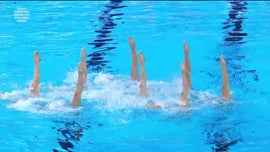 Imagem de Natao Artstica: Equipas - Esquema Tcnico (Final)