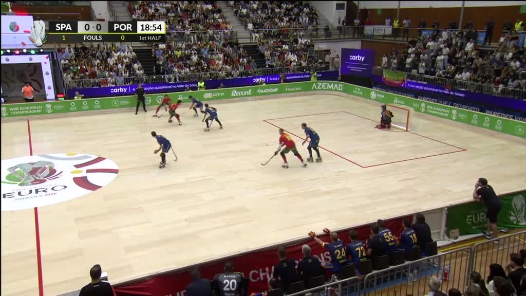 Imagem de Hóquei em Patins: Campeonato da Europa - Espanha x Portugal