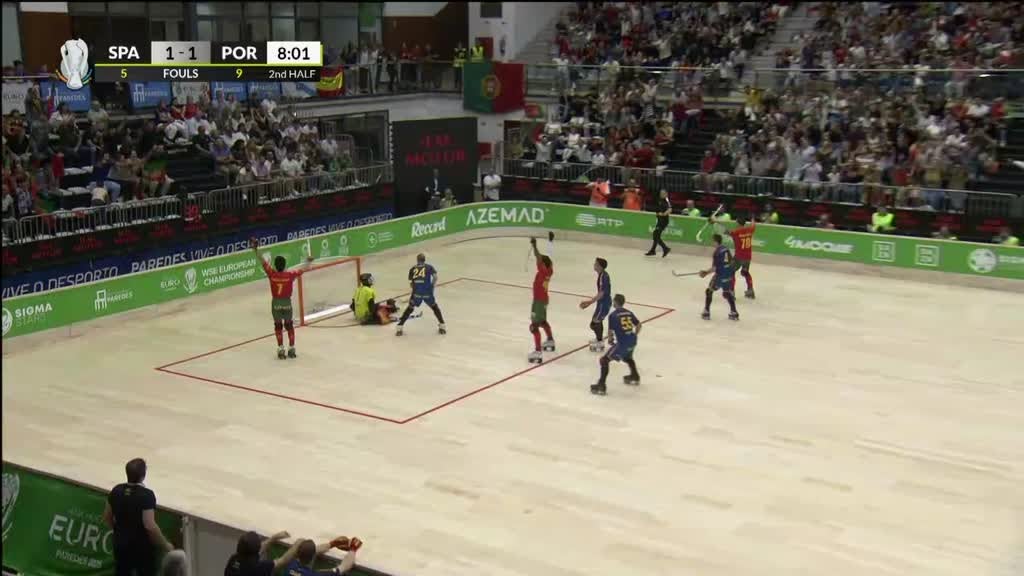 Imagem de Hóquei em Patins: Campeonato da Europa - Espanha x Portugal