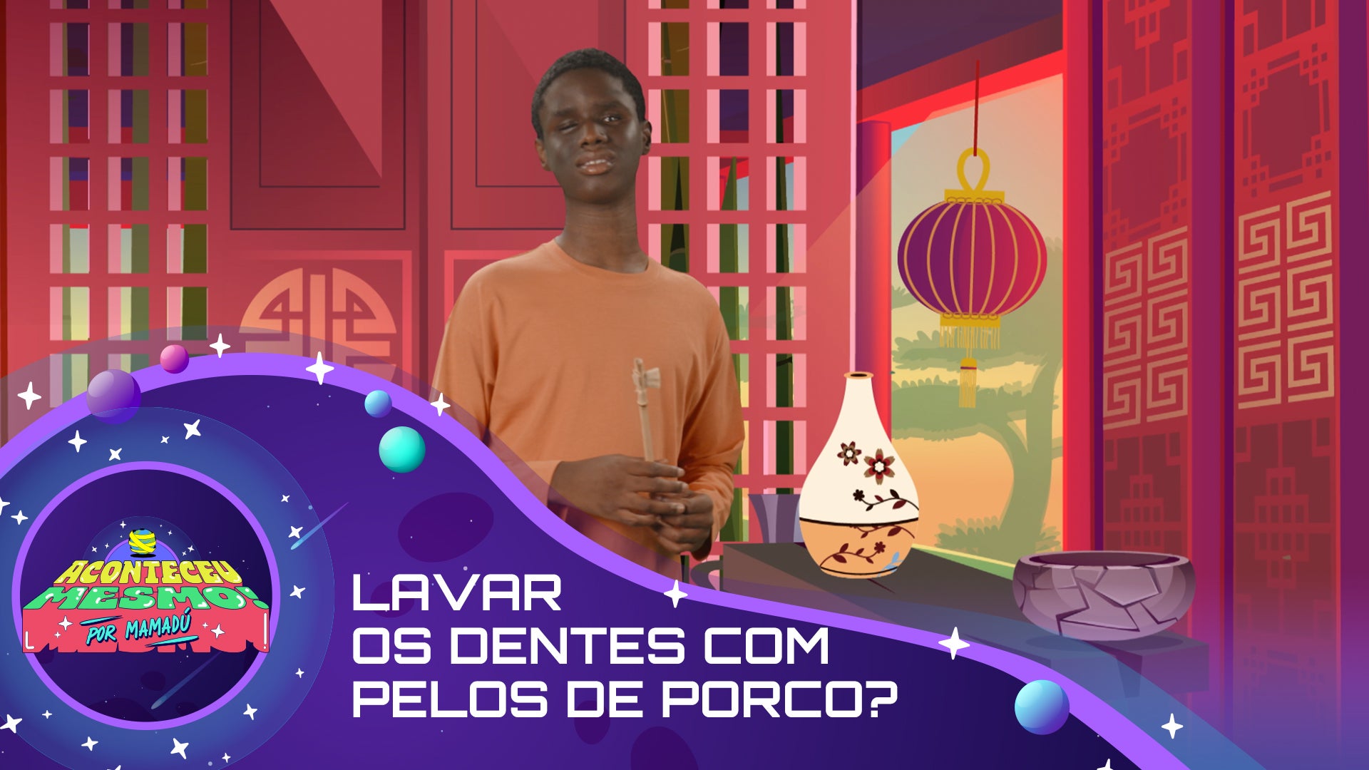 Imagem de Aconteceu Mesmo! - Lavar os Dentes com Pelo de Porco?