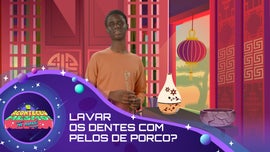 Imagem de A S�rio? Lavar os Dentes com Pelo de Porco?