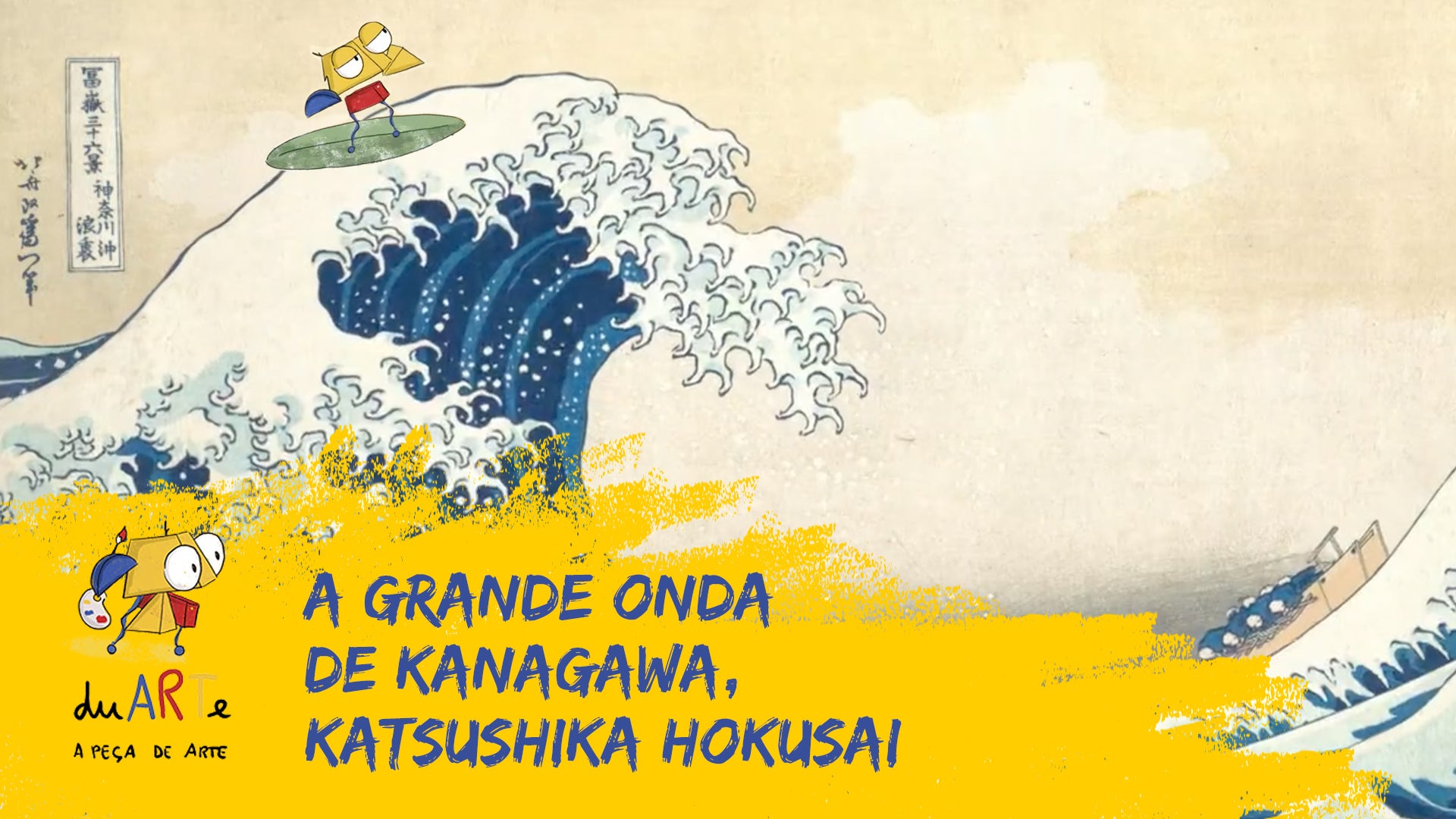 Imagem de duARTe: Uma Peça de Arte - A Grande Onda de Kanagawa, Katsushika Hokusai