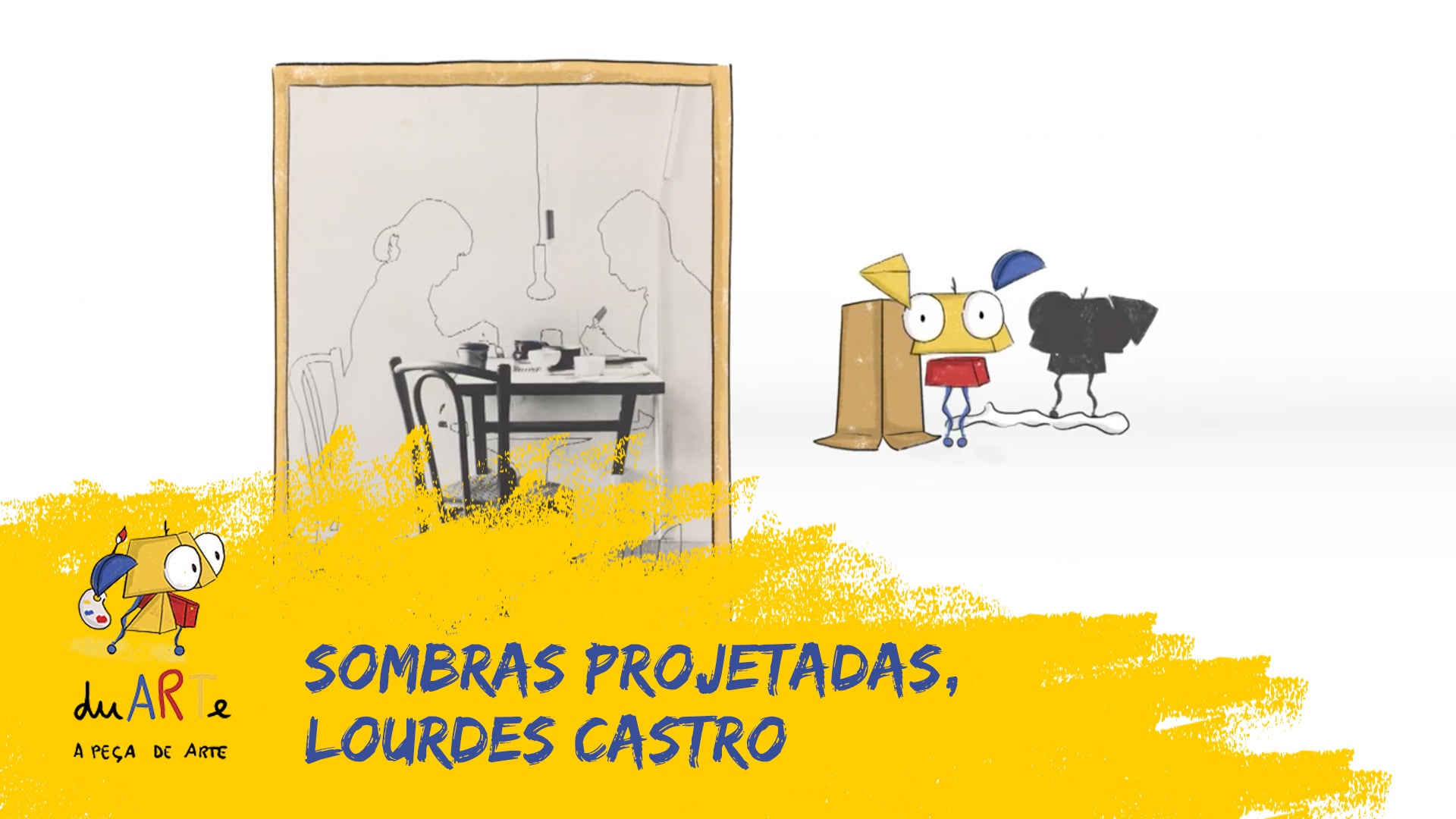 Imagem de duARTe: Uma Peça de Arte - Sombras projetadas, Lourdes Castro