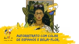 Imagem de Autorretrato com Colar de Espinhos e Beija-flor, Frida Kahlo