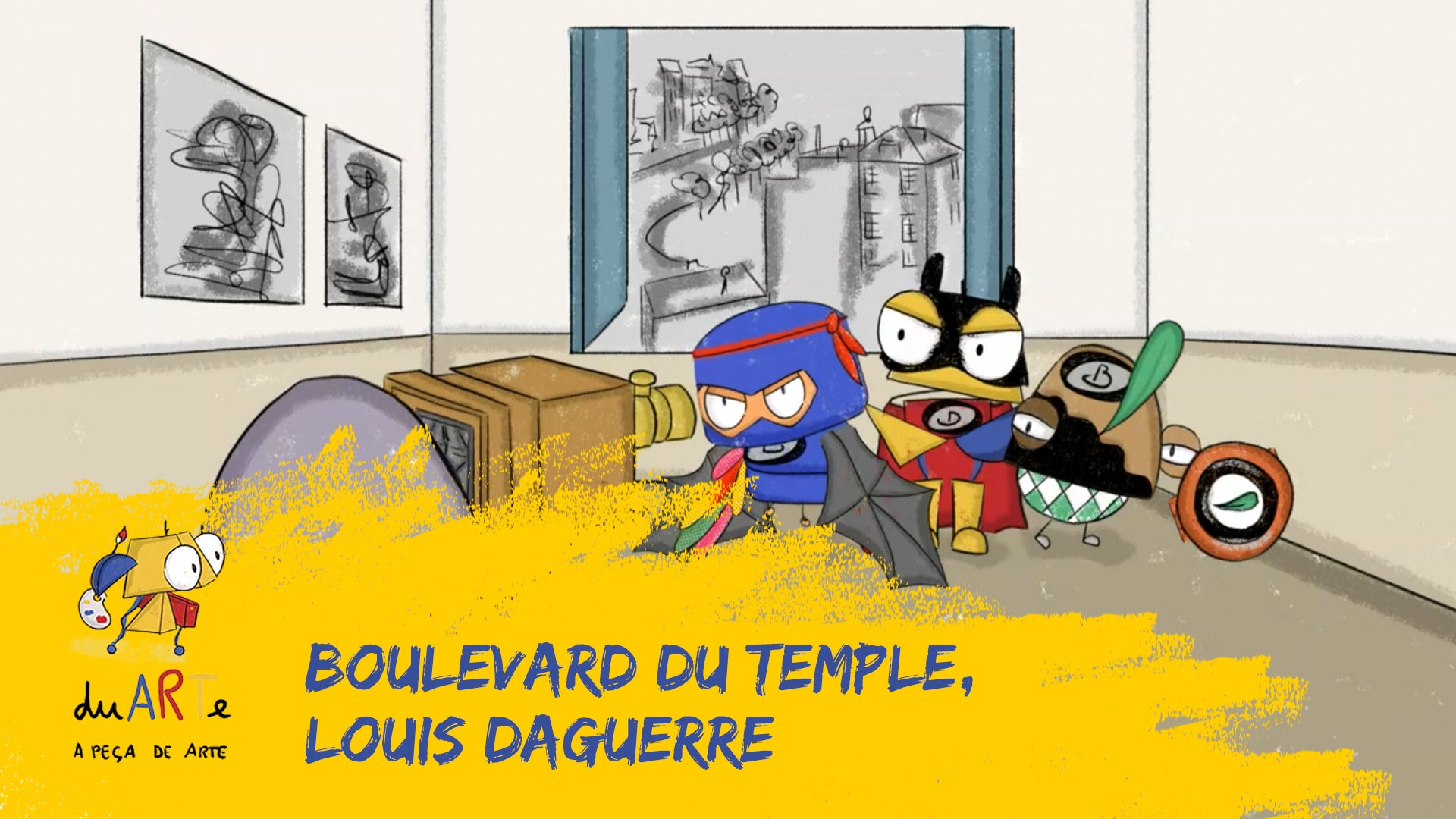 Imagem de duARTe: Uma Peça de Arte - Boulevard du Temple, Louis Daguerre