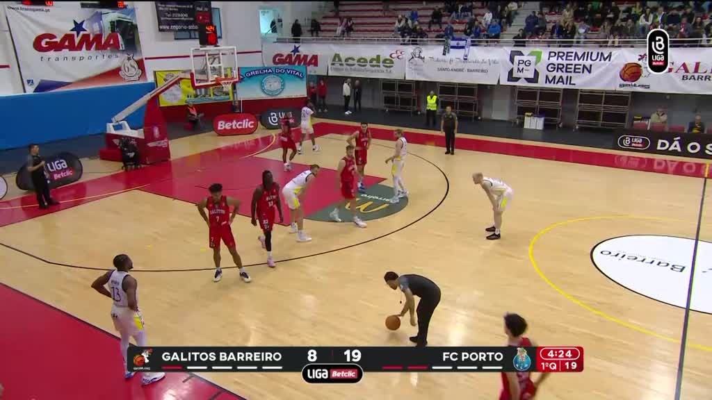 Imagem de Basquetebol: Campeonato Nacional de Basq - Galitos x FC Porto