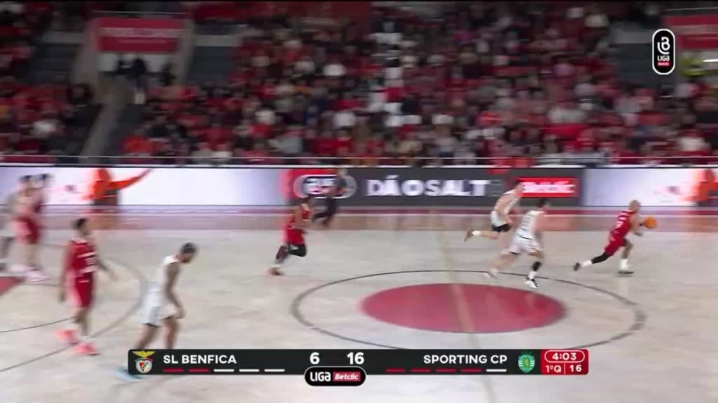 Imagem de Basquetebol: Campeonato Nacional de Basq - SL Benfica x Sporting CP