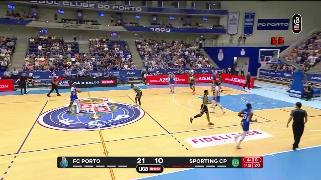 Imagem de Basquetebol: Campeonato Nacional de Basq - FC Porto x Sporting CP - Meias-Finais Jogo 4