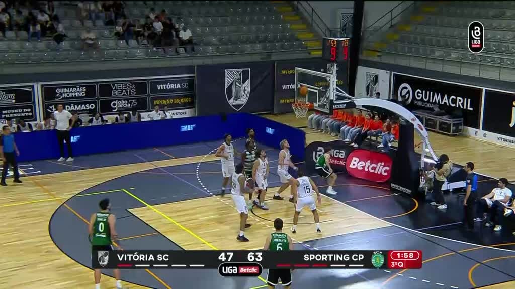 Imagem de Basquetebol: Campeonato Nacional de Basq - Vitória SC x Sporting CP