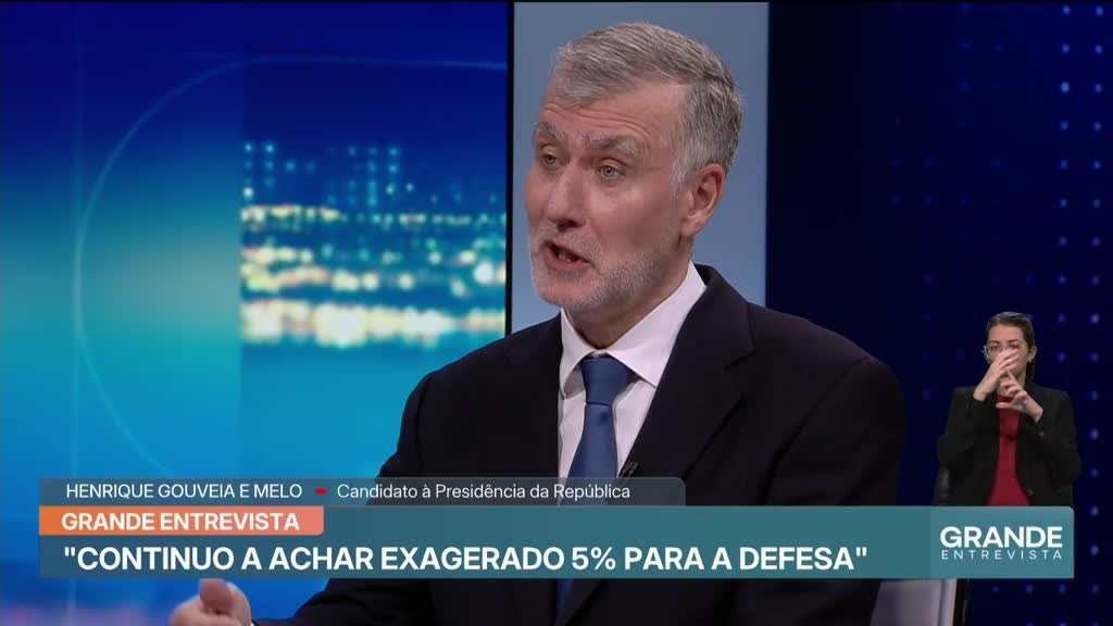 Imagem de Grande Entrevista - Candidatos à Presid - Henrique Gouveia e Melo