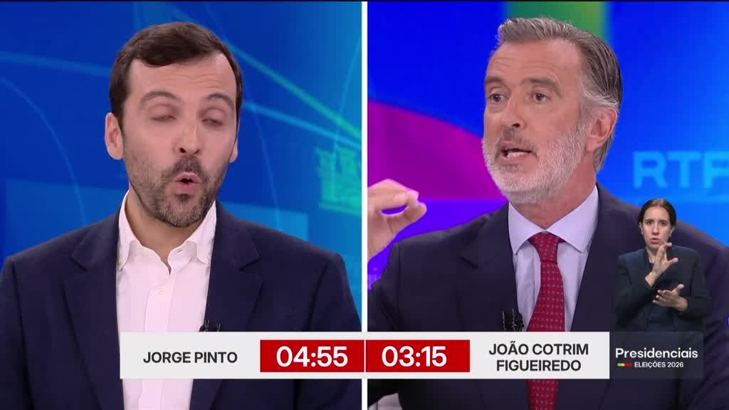 Imagem de Eleições Presidenciais 2026 - Debates - João Cotrim de Figueiredo x Jorge Pinto